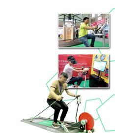 健身房里骑车“周游”世界 科技赋能全民健身新体验